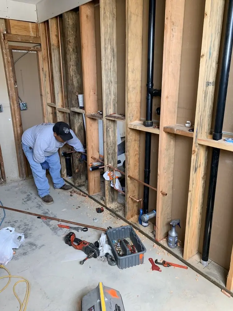 Commercial rough-in plumbing for Gas Line Repair in Grays River